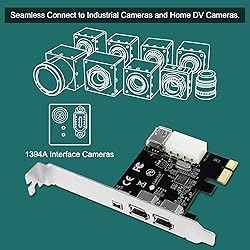 LinksTek 4-Ports 1394A PCIE FireWire 400 Expansion