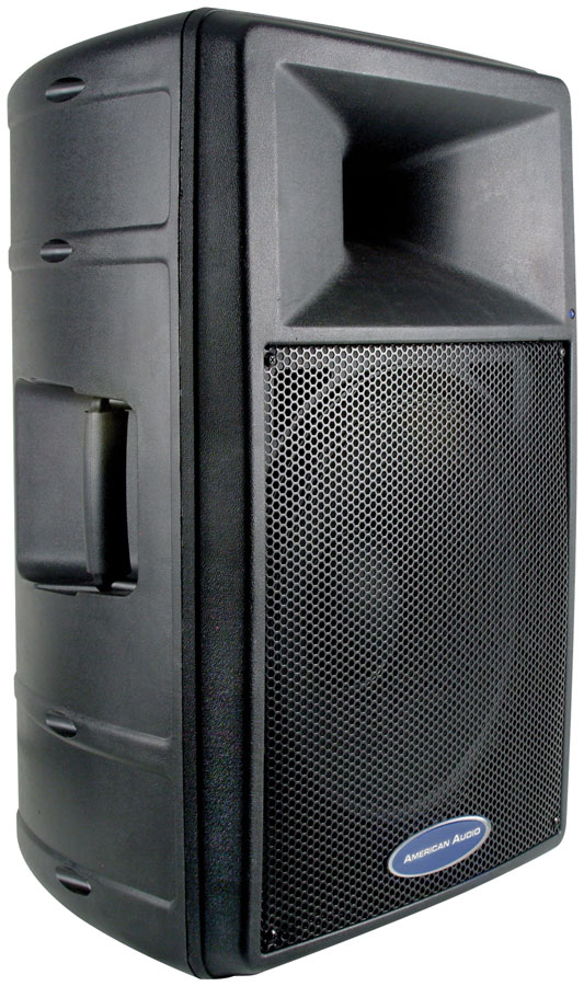 american audio 15 powered speaker