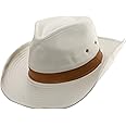 Dorfman Hat Co. Men's Twill Outback Hat