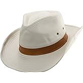 Dorfman Hat Co. Men's Twill Outback Hat