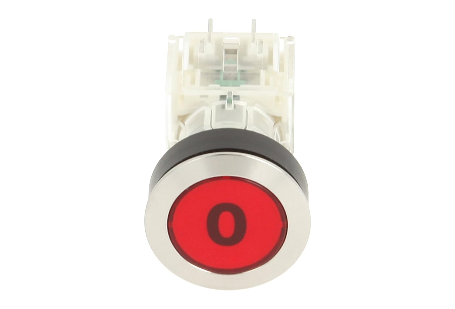 Schlegel 23.000.552 Push Button Stainless Steel, Button Cap, Red, Name Plate 0, Push Contact Sensor 1 NO Contact - Image 5