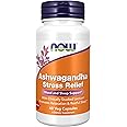 NOW Foods Supplements, Ashwagandha Stress Relief, Mood and Sleep Support*, with clinically Studied Lactium®, Promotes Relaxation and restful Sleep*, 60 Veg Capsules