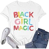 CQF Black History Month Shirts Melanin African American Women T-Shirts Juneteenth Tshirt