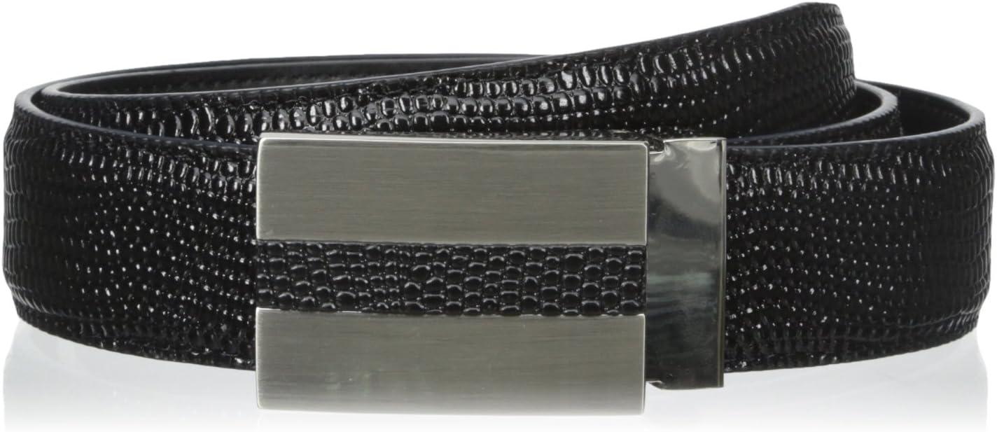Stacy Adams Men's 32mm Lizard Print Leather Belt