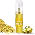 Edible Glitter Spray - 10g Edible Luster Dust Metallic Food Grade Coloring Glitter for Drinks, Cake Decorating, Baking - Edible Dust Powder Shimmer Dusting Powder for Icing,Chocolate,Candy(Aspen Gold)