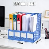 KXF A4 Plastic Desk File Organizer 4 Compartments with Labels ABS Office Shelf view 7