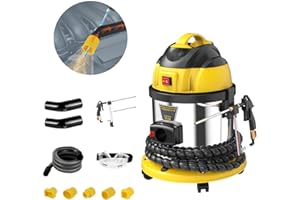 QPKING Automotive Engine Intake Pipe Valve Clean Machine,Valvetronic System Walnut Powder Sand Carbon Deposits Cleaner,HTS558 Walnut Sand DE-Carbon Cleaner,Car Engine System Cleaners,Walnut Blaster,110V/220V