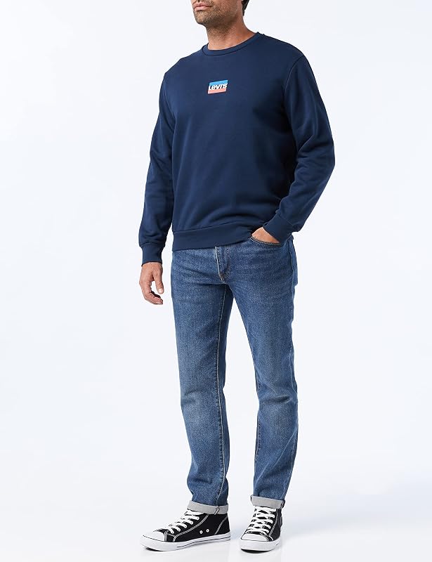 Standard Graphic Crew, Hombre, Mini Sportswear - Dress Blues, M