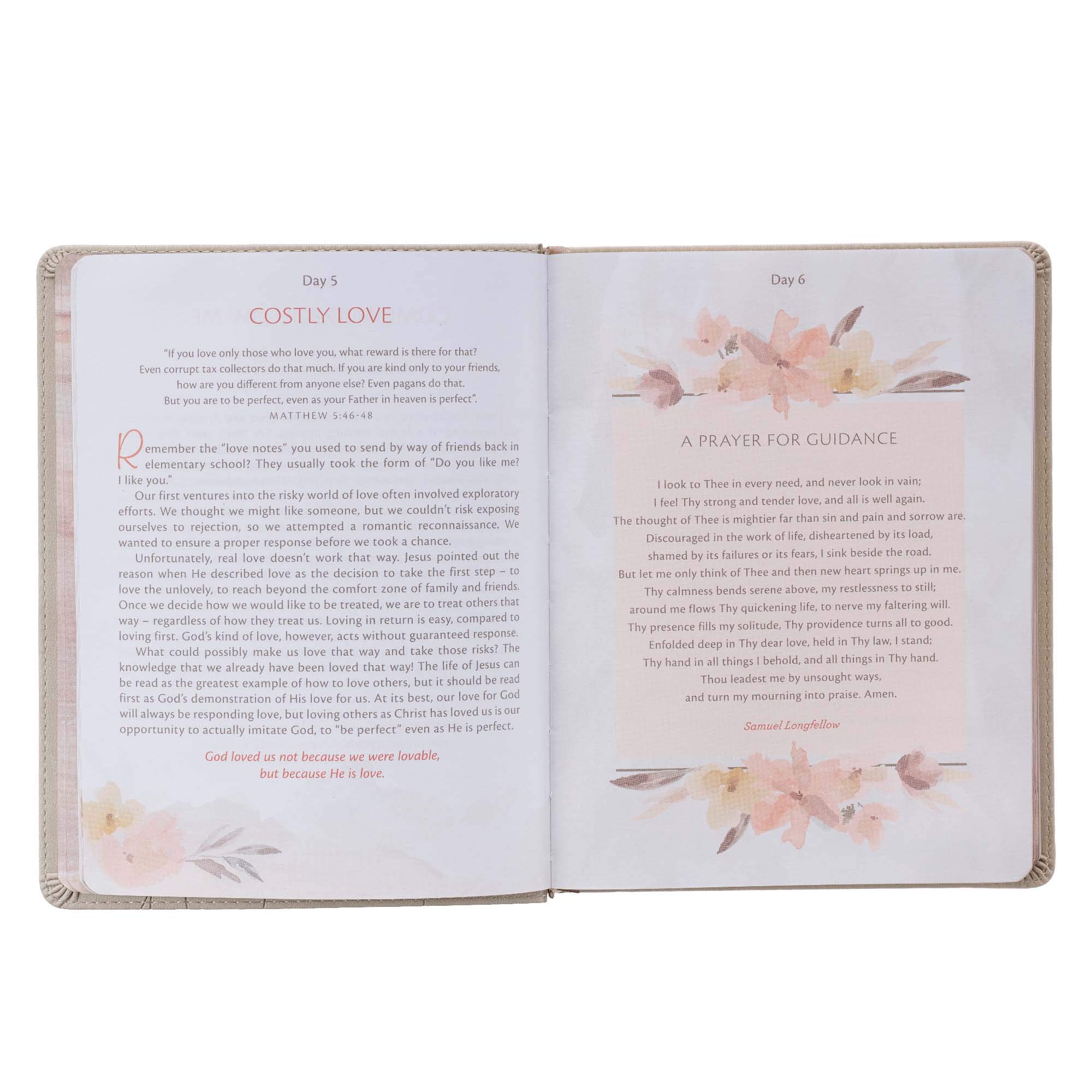 My Quiet Time Devotional - 365 Devotions for Women To Bring You Into The Peace Of The Presence of God Cappuccino, Faux Leather Flexcover Gift Book w/Ribbon Marker My Quiet Time Devotional - 365 Devotions for Women To Bring You Into The Peace Of The Presence of God Cappuccino, Faux Leather Flexcover Gift Book w/Ribbon Marker My Quiet Time Devotional - 365 Devotions for Women To Bring You Into The P