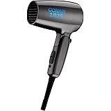 Conair 1875 Watt Compact Dual Voltage Travel Hair Dryer with Folding Handle