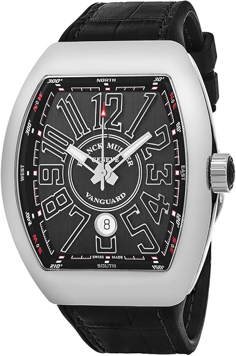 Franck Muller Vanguard Automatic Watch - Tonneau Analog Franck Muller
