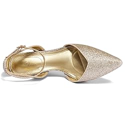 mysoft Women's Pumps Shoes Pointed Toe Kitten Low