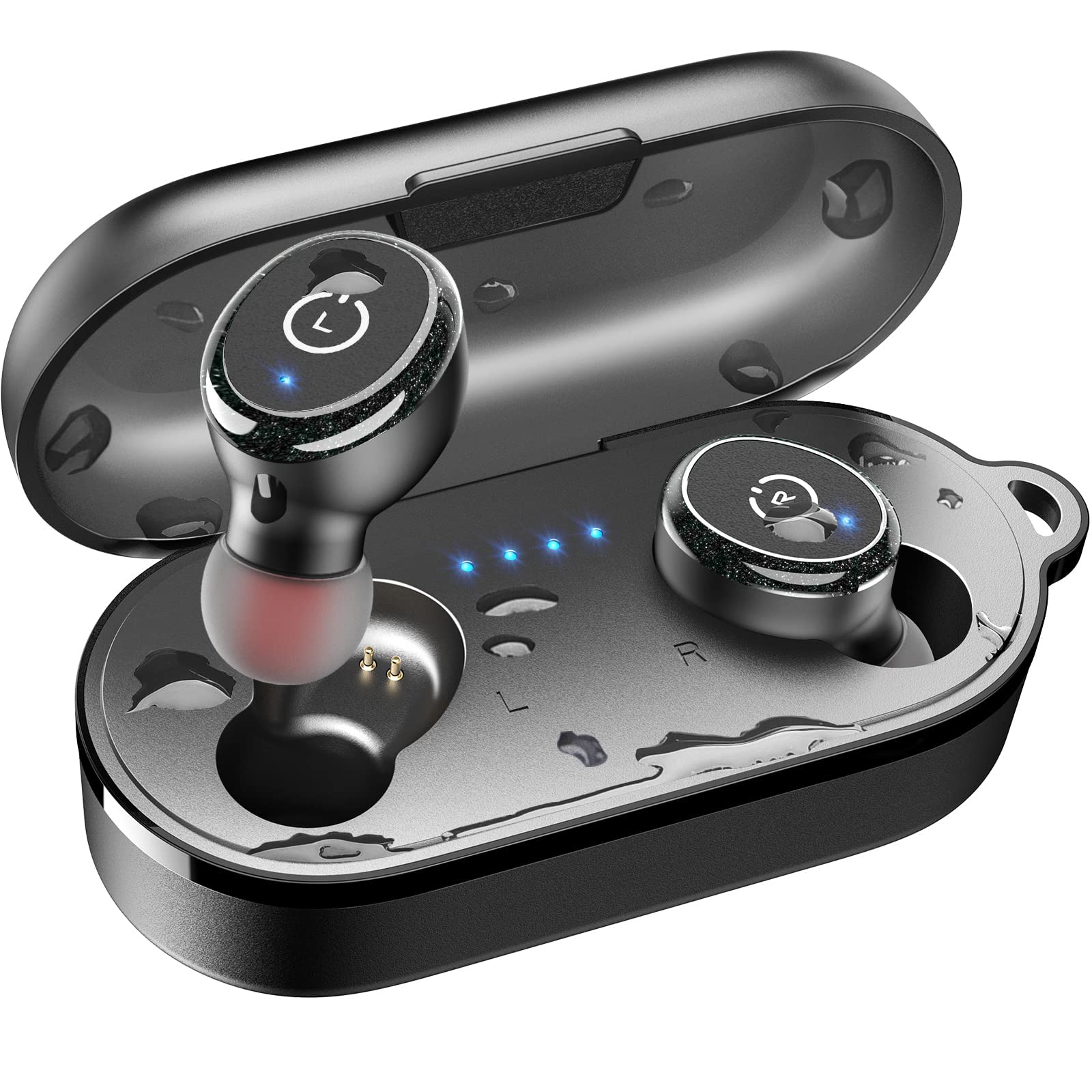 Photo 1 of TOZO T10 Bluetooth 5.3 Wireless Earbuds with Wireless Charging Case IPX8 Waterproof Stereo Headphones in Ear Built in Mic Headset Premium Sound with Deep Bass for Sport Black (Renewed)LPNPMBA6619418
