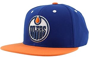 ZHATS NHL Unisex-Adult NHL Officially Licensed Adjustable Snapback Hat Flat Bill Z11 Icon Two Color