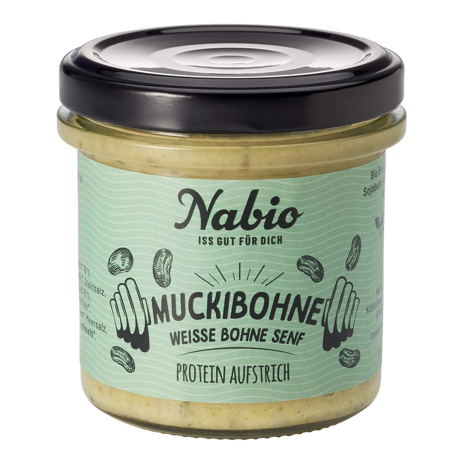 Nabio Protein-Aufstrich Weiße Bohne Rucola