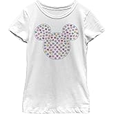 Disney Girls Characters Mickey Candy Ears Girl's Solid Crew Tee