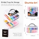 Shuttle Art Polymer Clay Kit 50 Colours 19 Tools 10 Accessories Non-Toxic view 9
