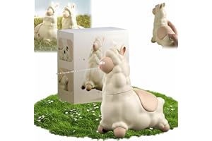 YEDVOG Spitting Llama Water Toy, Alpaca Interactive Water Sprayer, Push to Animal Shaped Water Sprayer, 45° Head Turning for Indoor & Outdoor Summer Cooling Fun (1PCS)