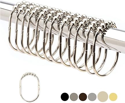 Amazon Com 2 Lb Depot Wide Shower Curtain Rings Hooks Rustproof