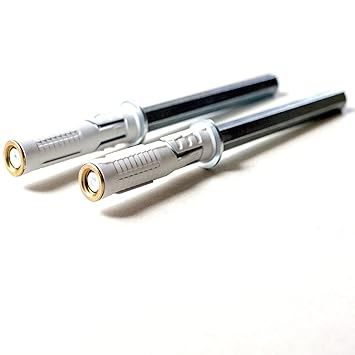 2 x Tablarträger Regalbodenträger Bodenträger Regalträger Regal Dübel Regalhalter für Schweberegale 190 mm