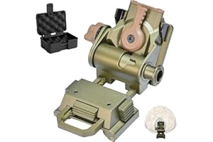 HTPREC NVG Mount for PVS14/15/18 G24 Night Vision Goggles Adjustable L4 G24 Metal NVG Helmet Mount PVS 31 CNC Dovetail NVG Mount