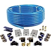 PRIMEFIT 1/2 in. X 100 FT. Nylon TUBING with AIR Piping System AIR Push to Connect KIT 26-
