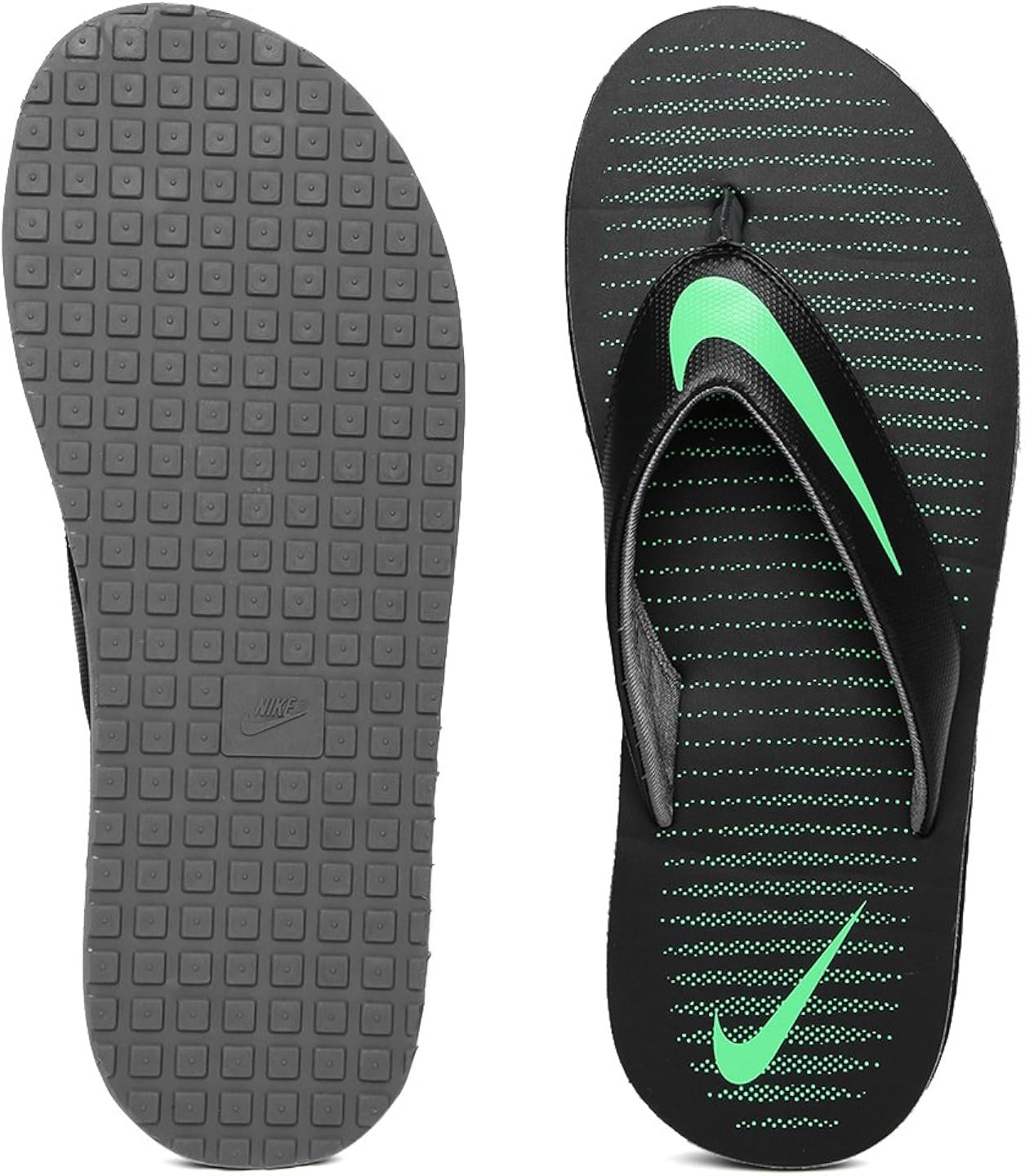 nike slippers green