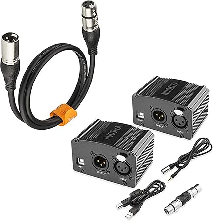 Amazon Com Phantom Power Supply Nuosiya 48v Phantom Power Supply With 3 Ft Usb Cable Xlr Adapter 3 5mm To Xlr Cable 6 Ft Microphone Cable 3ft For Any Condenser Microphone Music Recording Equipment Amazon Com Phantom Power Supply Nuosiya 48v Phantom Power Supply With 3 Ft Usb Cable Xlr Adapter 3 5mm To Xlr Cable 6 Ft Microphone Cable 3ft For Any Condenser Microphone Music Recording Equipment