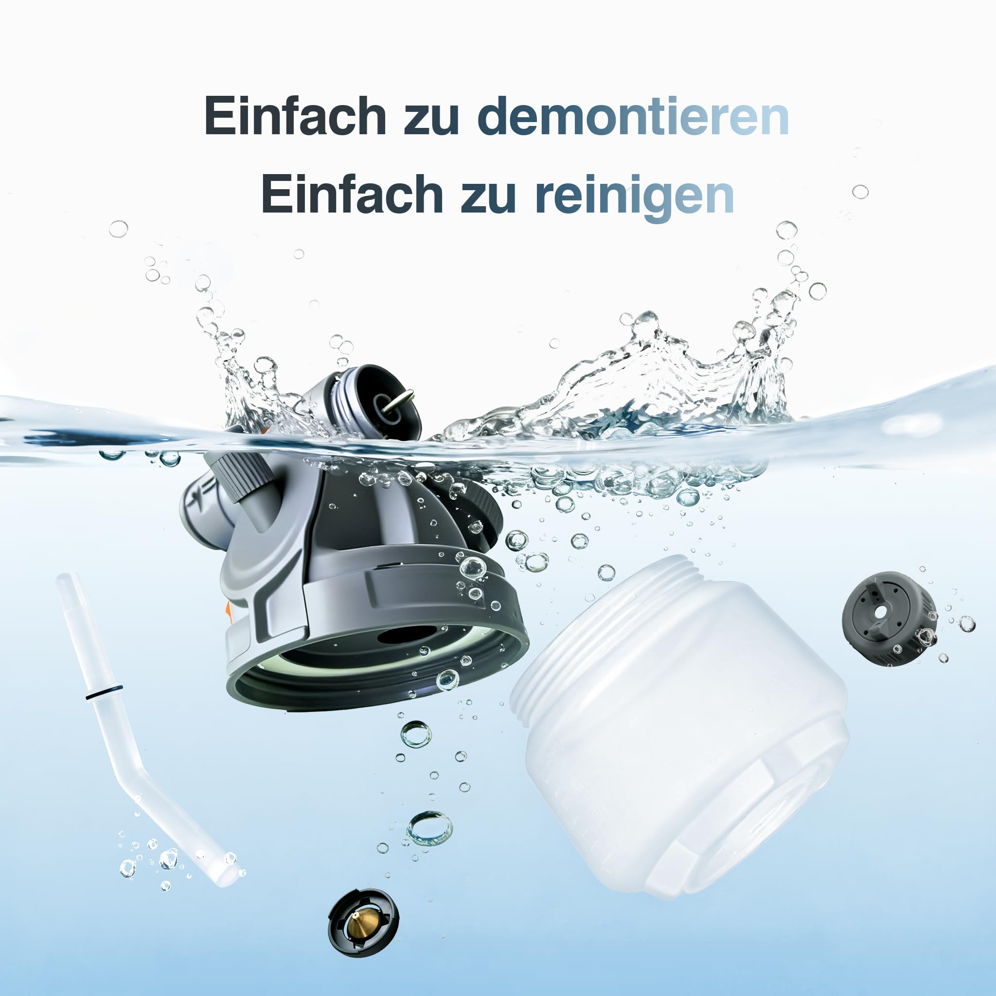 Tilswall Akku Farbsprühsystem Shark700, Elektro Lackierpistole mit bürstenlosem Motor, 1300ml seitlichem Farbbehälter, kompatibel mit Makita 18V Akku (ohne Akku), Farbsprühgerät für Wände 7