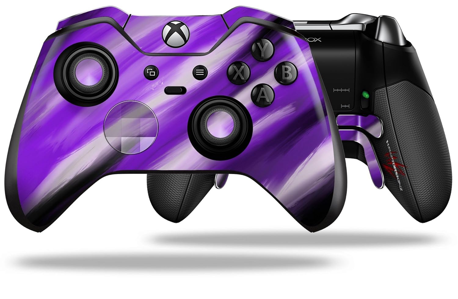 Paint Blend Purple Decal Style Skin fits Microsoft XBOX One ELITE Wireless