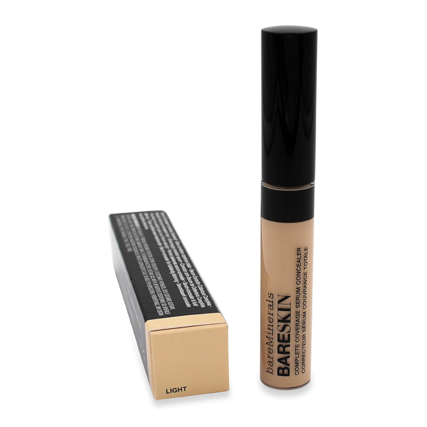 bareMinerals Bareskin Complete Coverage Serum Light Concealer for Women, 0.2 Ounce : Beauty