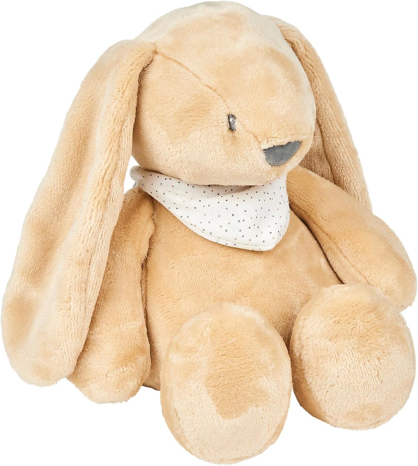 Nattou - Night Light Cuddly Bunny, Light Up Baby Comforter, Night Light for Children, White Noise Machine, Baby and Toddler Sleep Aid, PETA Approved and Vegan, Light Brown