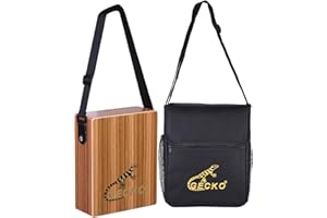C-68Z Portable Traveling Cajon Box Drum Hand Drum Wood Percussion Instrument with Strap Carrying Bag