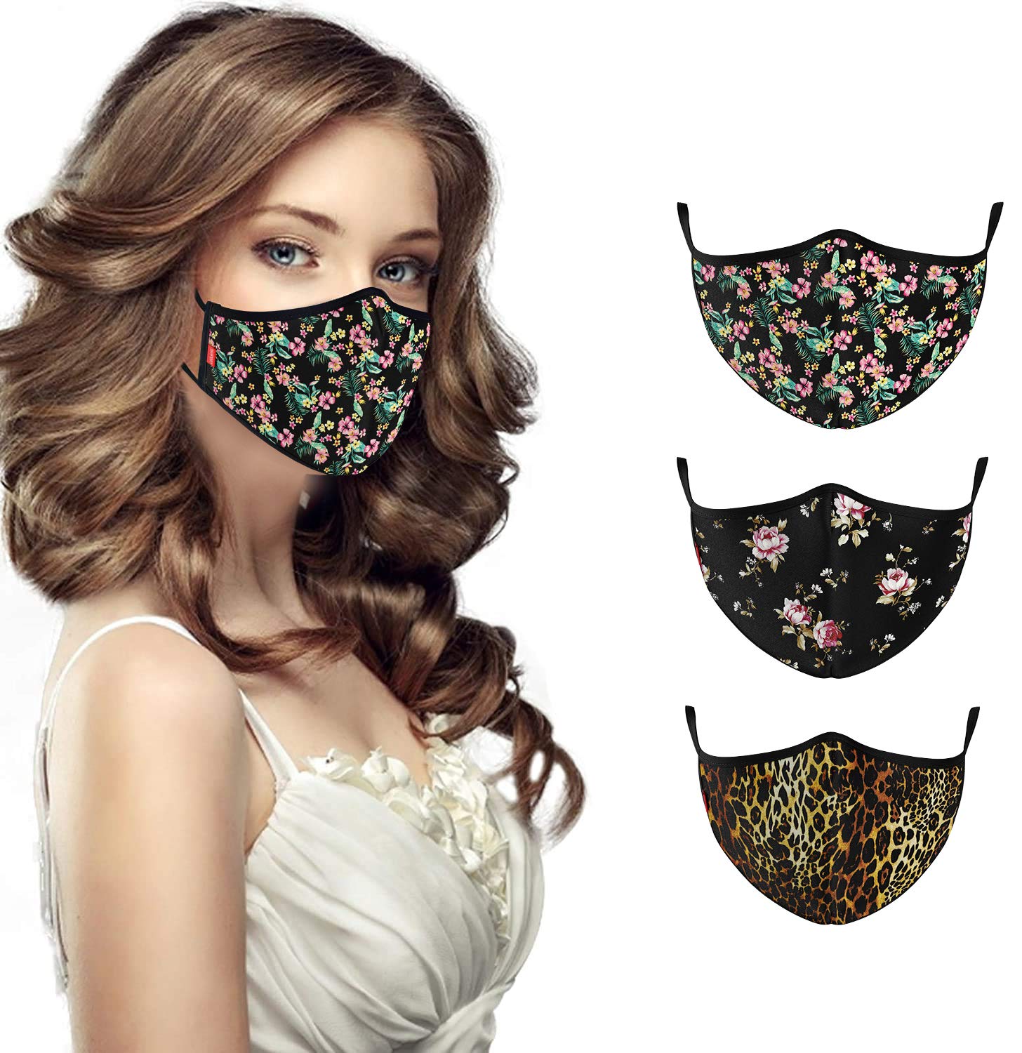 COOL Mask Unisex 3 Layer Reusable Washable Face Mask ( Pack of 3 )