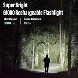 GEARLITE LED Torch Rechargeable 2000LM 2 Pack Adjustable Focus 3 Modes view 7