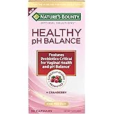 Nature's Bounty Probiotics for Women, Vaginal Probiotics for Healthy pH Balance, 2 Billion CFU, Clinically Studied Strains, Optimal Solutions pH Balance Pills, 30 Vegetarian Capsules