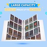 Lictin Trading Card Sleeves 540 Pockets Waterproof Album 30 Pages view 3