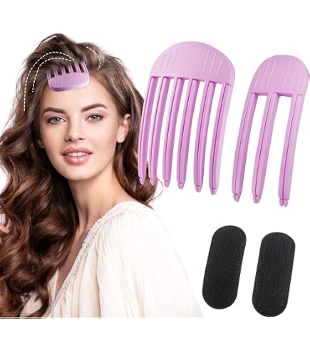 Amazon.com : BEYONGME 4PCS Volumizing Hair Clips, Pink Hair Curl