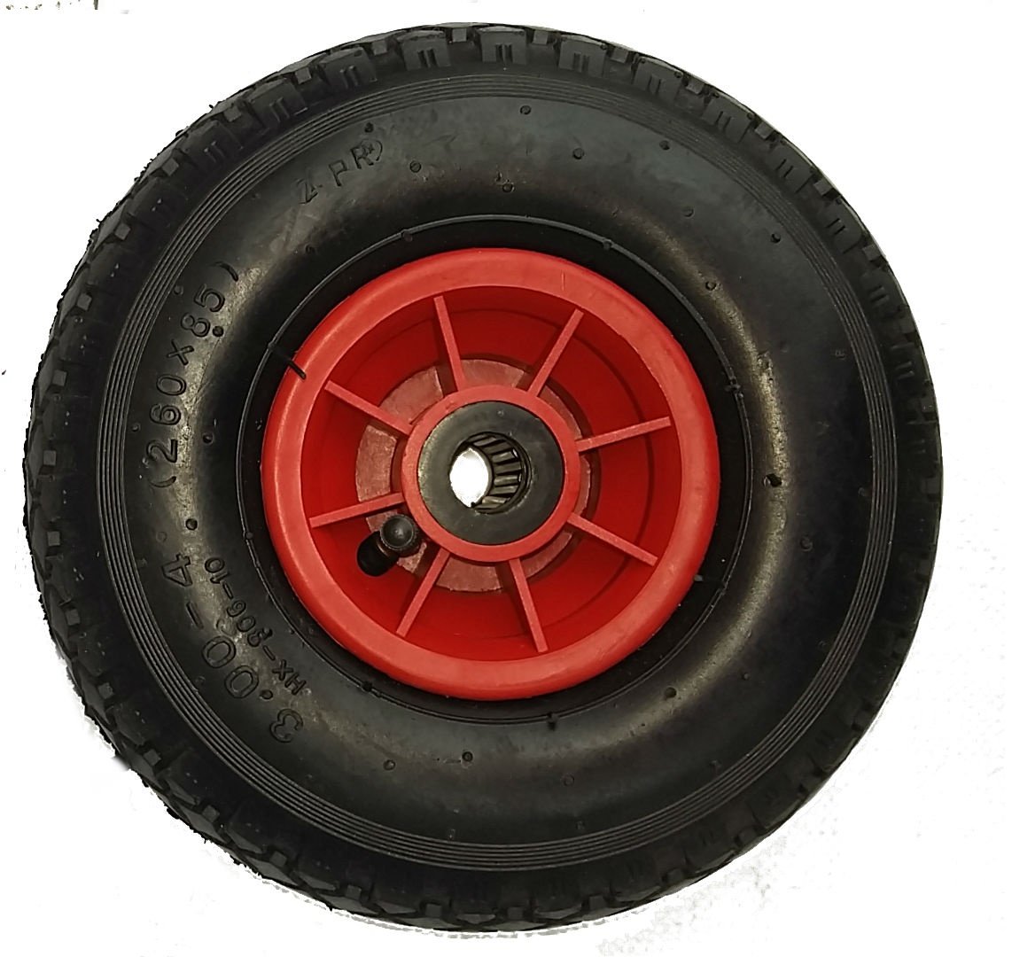 260mm.(10") Pneumatic Wheel With Roller Bearing For Go Kart Trolley