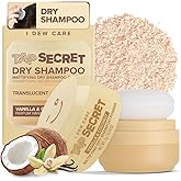 I DEW CARE Tap Secret Dry Shampoo Powder with Biotin & Korean Ginseng - Natural Non-Aerosol Dry Shampoo for Women | Warm Vanilla & Coconut Scent, Volumizing Hair, Travel Size, Stocking Stuffers 0.24Oz