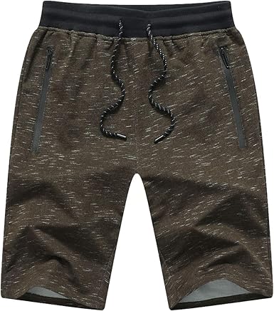 zip pocket jogger shorts