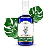 Cedar &amp; Sage Smudge Spray (114ml), Sacred Forest Room Spray, Spiritual Cleansing Spray for Negative Energy, Smokeless Smudge Spray, Essential Oil Spray with Fir &amp; Juniper
