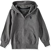 U.S. Polo Assn. Boys' Zip Front Hooded Sweatshirt Hoodie