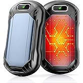 8000mAh Hand Warmers Rechargeable 2 Pack, AI Smart Chip 22Hrs Long Lasting Safe Heat, Quick Charge Electric Portable Pocket Heater, Outdoors Hunting Camping Accessories, Gift for Men Women