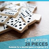 Navoys Classic Double 6 Dominoes Tin Gift Set 28 Pieces Travel Size view 7