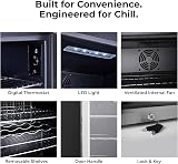 Subcold Super85 LED Under-Counter Fridge 85L Stainless Steel view 6