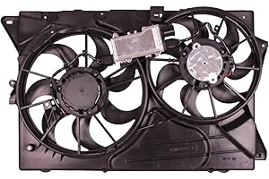 TORCIA Replacement Cooling Fan Extra Silent for 2010-2012 Ford Flex 3.5L/3.5T, 2011-2012 Ford Explorer 2.0T/3.5L, 2010-2012 Lincoln MKT 3.5T/3.7L | BA8Z8C607C | FO3115222