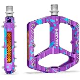 MZYRH Mountain Bike Pedals MTB Pedals,9/16" Non-Slip Lightweight Aluminum Alloy Bicycle Pedals for Road Mountain BMX MTB