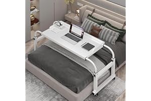 Laptop Table Bed,Tall Table Small Computer Desk Foldaway Table Foldable Table Small Fold Down Desk Hospital Table Table On Wh