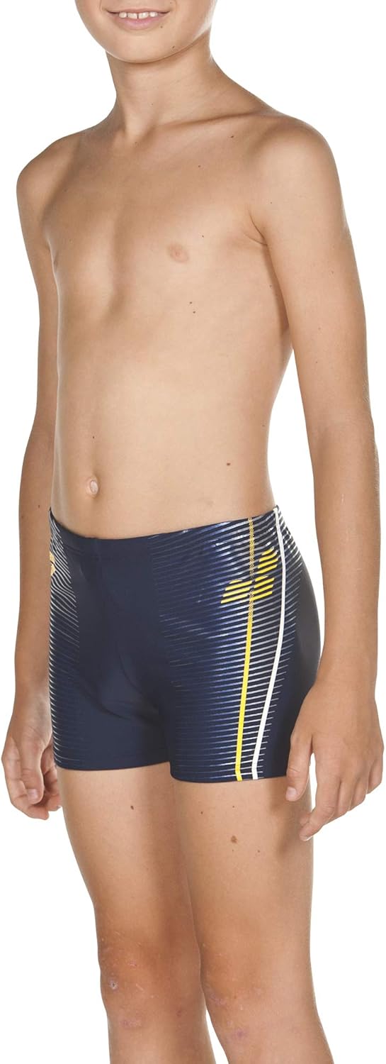 Arena ARES5 Roy Boys' Swimming Trunks, Boys', 001767, navylily yellow